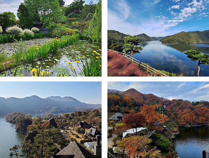 천상(川上)의 정원 사진